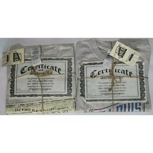 2 Authentic Mississippi Mud Company Tshirts Medium 100% Genuine Mississippi Mud